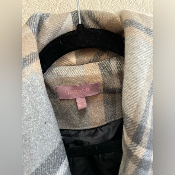 Plaid fall/winter coat - Picture 2 of 3